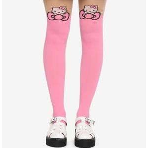 Hello Kitty Tights Over the Knee OS NWT